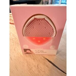NEW FOREO Flip Play Red Light Hairbrush- Tickle Me Pink FREE GIFT!